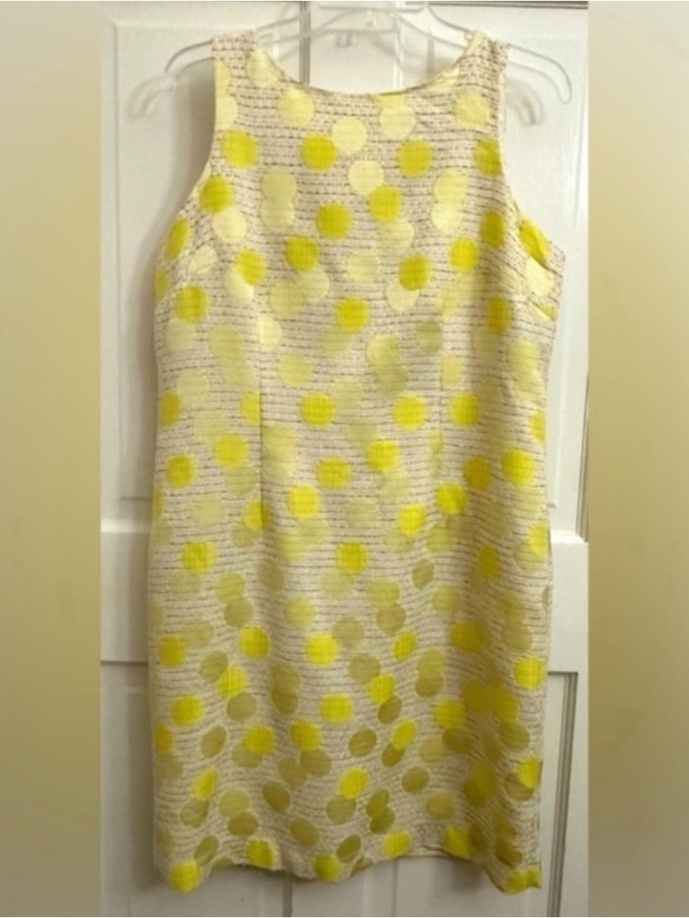 Ann Taylor Yellow Polka Dot
Sheath Dress